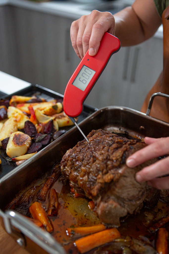 Thermapen podczas pomiaru.